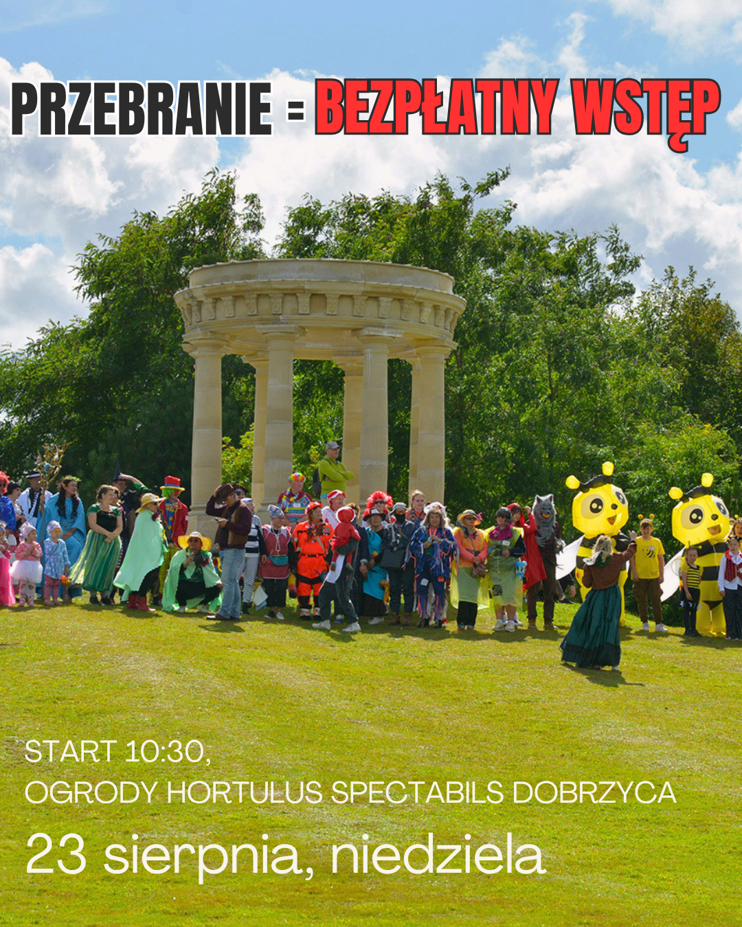 Dzień Świra – maskarada w labiryncie w Ogrodach Hortulus Spectabilis już jutro!