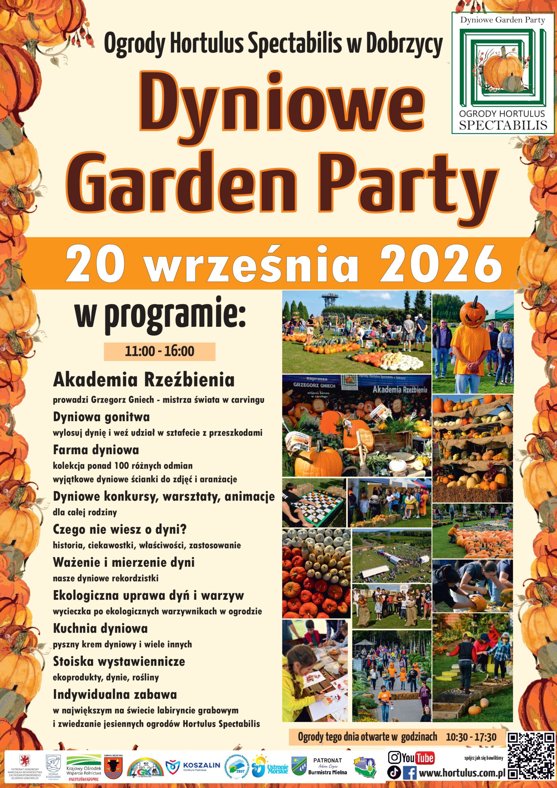 Dyniowe Garden Party 2026 – odkryj jesienne atrakcje dla całej rodziny
